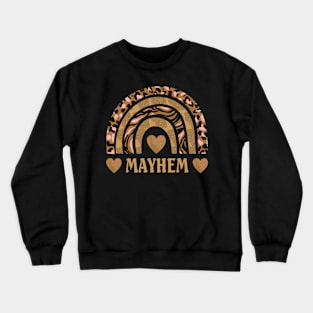 Great Gift Classic Mayhem Proud Name Christmas 70s 80s 90s Crewneck Sweatshirt